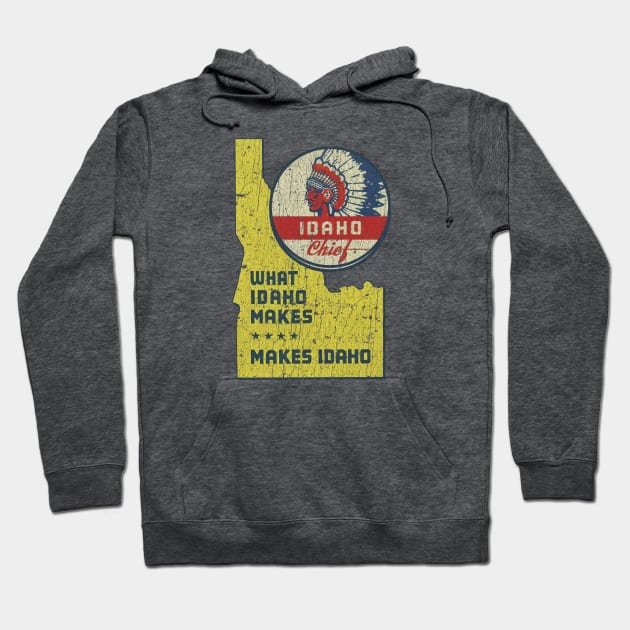 Chief Gasoline - What Idaho Makes Makes Idaho 1939 Hoodie by JCD666